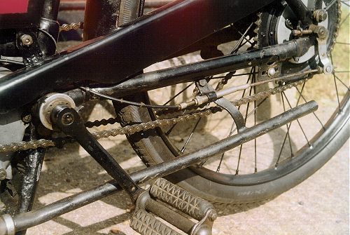 The Auto-ette rear brake linkage