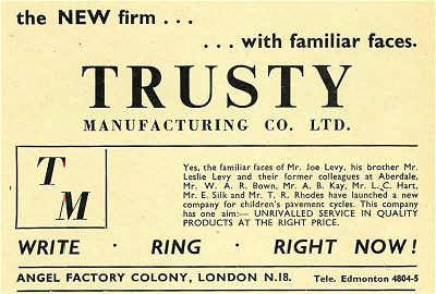 Trusty advert, Feb 1959