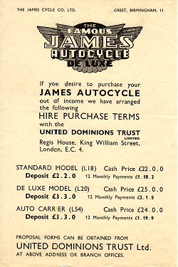 1940 James leaflet