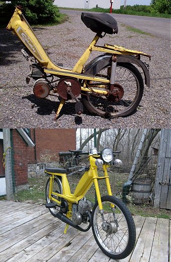Cady Speedster - before and after restoration