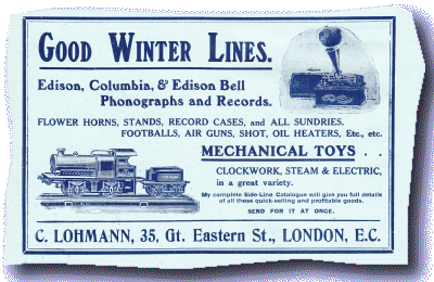 Carl Lohmann advert from 1906