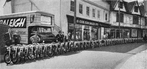 H O Cox’s shop in 1962