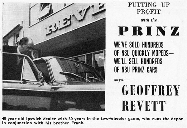 Geoff Revett in 1964