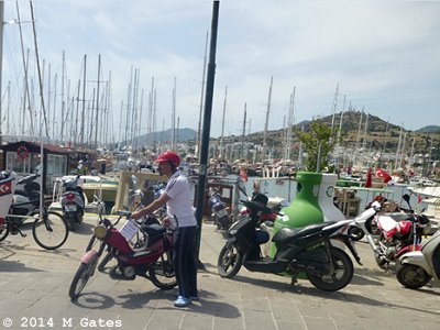 Mopeds in Bodrum