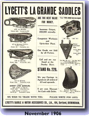 1906 Lycett advert