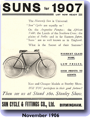1906 Sun advert