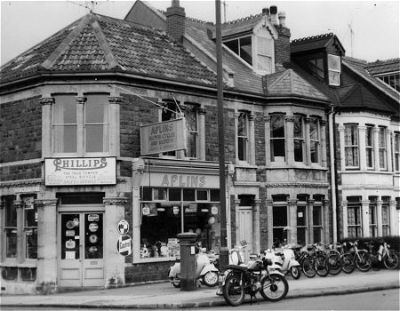 Aplins shop in 1960