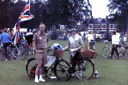 D&DGCS members on the London—Brighton Ride, 1987