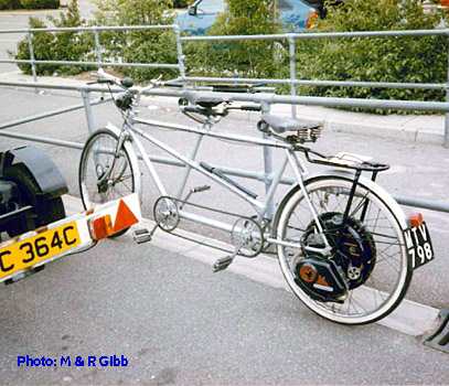 Cyclemaster-powered tandem