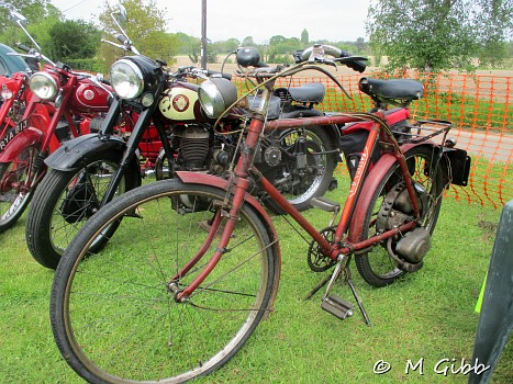 Cyclemaster at Sweffling Bygones Museum Open Day