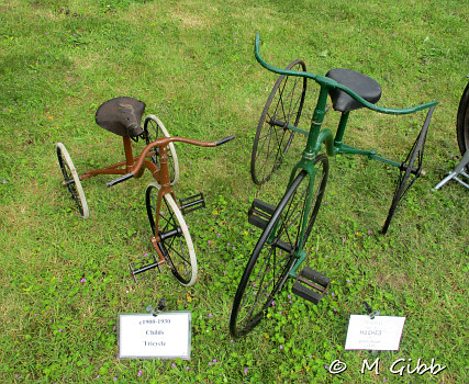 Tricycles at Sweffling Bygones Museum Open Day