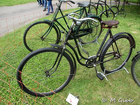 Adler bicycle at Sweffling Bygones Museum Open Day