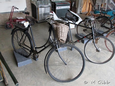 Raleigh Popular bicycle at Caister Castle Car Collection
