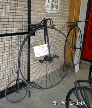 Penny farthing (a Singer?) at Caister Castle Car Collection