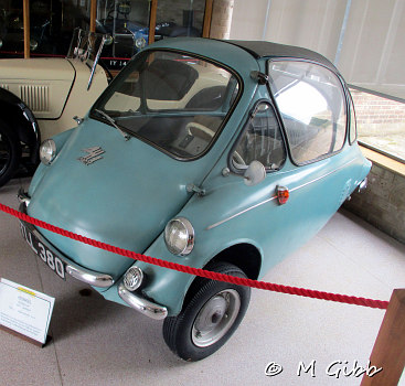 Heinkel bubble car at Caister Castle Car Collection