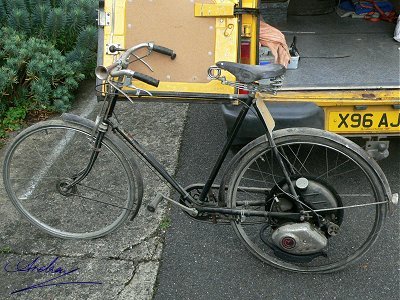 A recent find - Cyclemaster in Humber frame