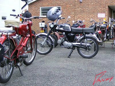 Sports mopeds: Raleigh and Honda