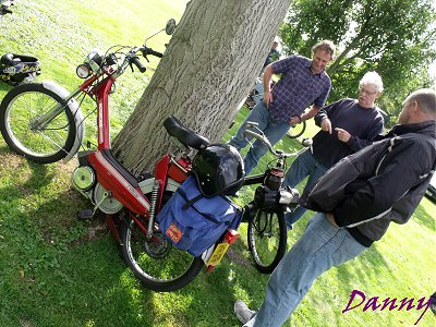 The Solex attracting more attention than the Mobylette