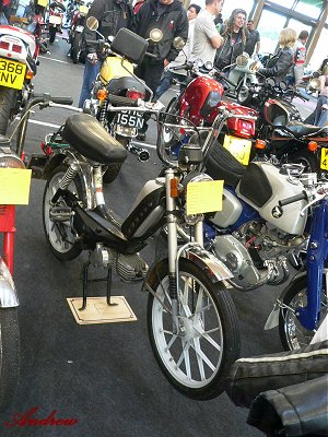 Dave Evans's Puch Free Spirit in the Show Bikes section