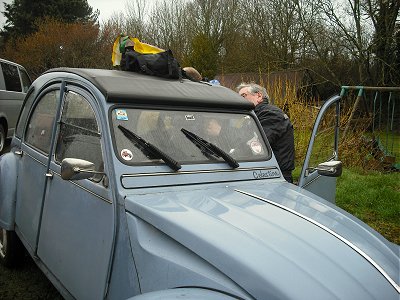 Mysterious goings-on in a 2CV
