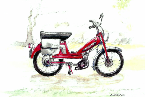 A painting by P E Joyce