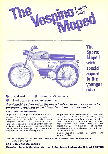 Vespino leaflet