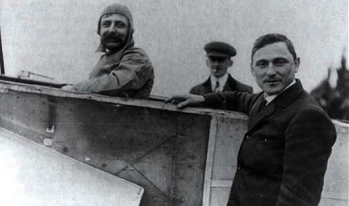 Blériot and Anzani in 1909