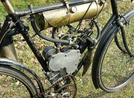 Water-cooled Anzani cyclemotor