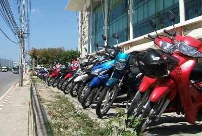 Bikes are everywhere.