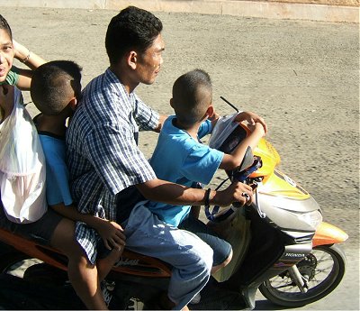 A family day out