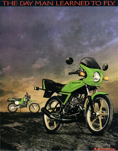 Kawasaki AR50 advert