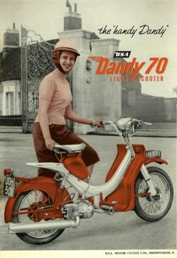 1958 BSA Dandy advert