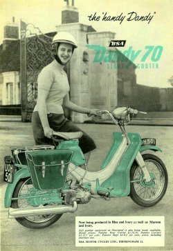 1959 BSA Dandy advert