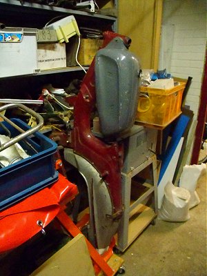 Berkhout moped museum storeroom
