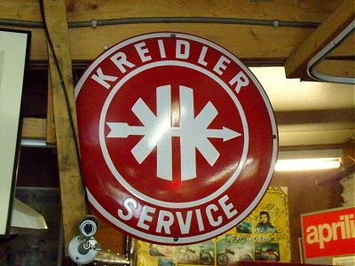 Kreidler enamel sign