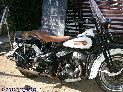 Not a small-capacity machinne but Tom was taken by the commodious saddle