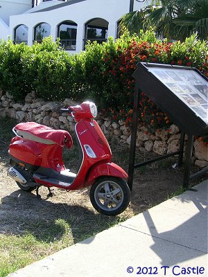Modern incarnation of the Vespa