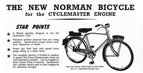 Norman cycle for the Cyclemaster