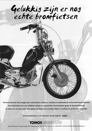 2002 Tomos-Nedeland advert