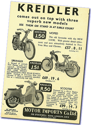 1956 Kreidler advert