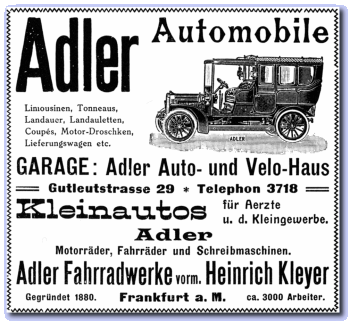 Adler advert