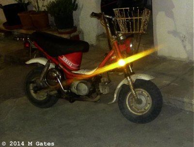 Yamaha Chappy on Kos