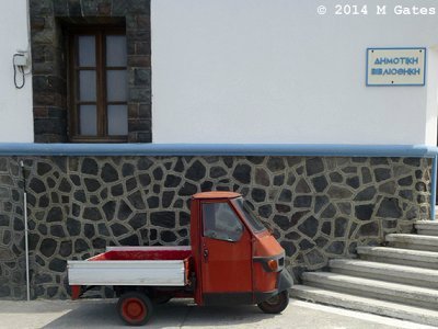 Piaggio Ape on Nisyros