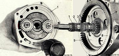 Epicyclic primary reduction gear