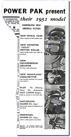 Power Pak changes