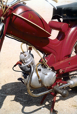 Left side of the Dunkley engine