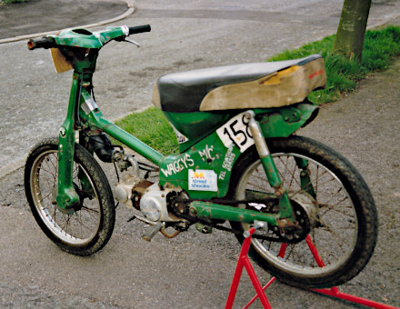 The tatty Honda C50