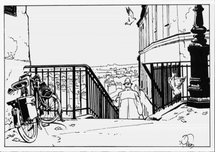 ‘Les Ripoux’ postcard