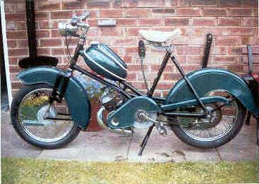 The sole survivor of the six Elswick–VAP mopeds