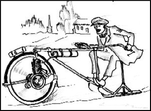 Wall Auto Wheel snowmobile